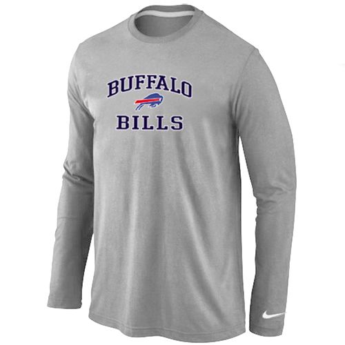 Nike Buffalo Bills Heart & Soul Long Sleeve NFL T-Shirt - Grey